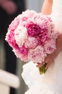 Dreamy and elegant purple flower ball