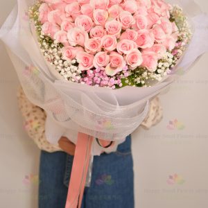 88 pink roses