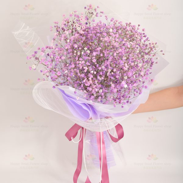 My heart is full of you (Purple Gypsophila)