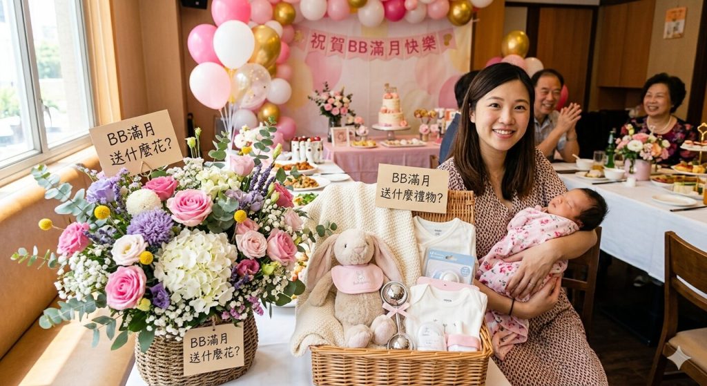 BB滿月送什麼花?BB滿月送什麼禮物? - 九龍送花推介